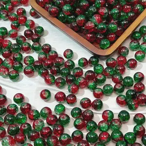 10mm Sparkling Glass Bead Bracelet DIY Accessories Beads Beads Loose Beads Bracelet Necklace Material Beads