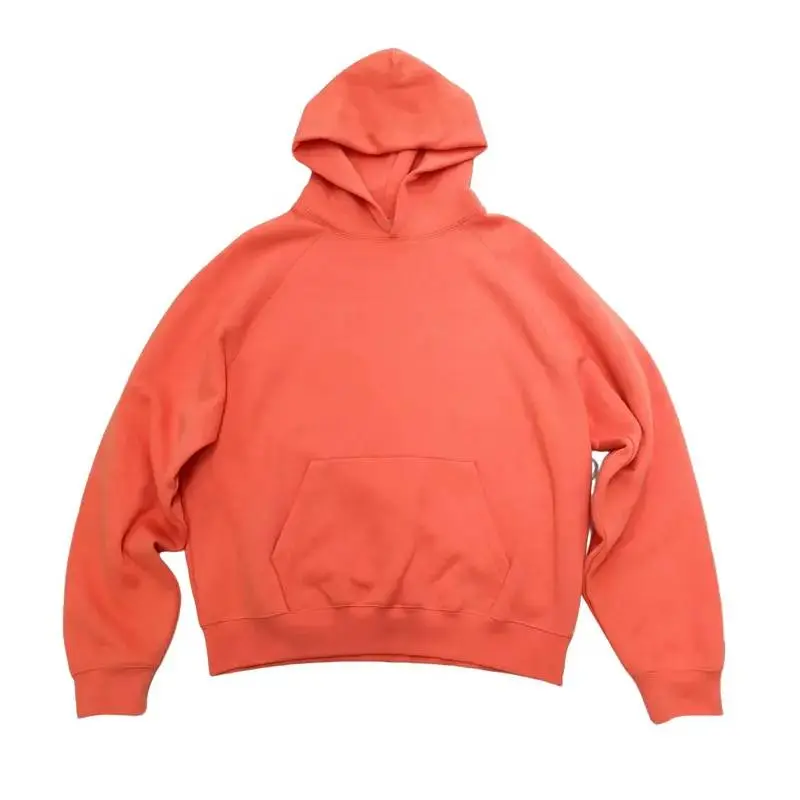 2023 Coral Oversized Hoodie Unisex Loose Fit Pullover Sweatshirt for Men Women I Casual Streetwear Basic Hooded Sweatshirt for All Seasons Kangaroo Pocket