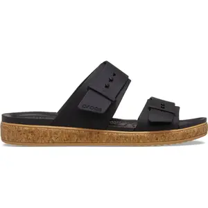 Crocs Women's Brooklyn Buckle Flat Sandals