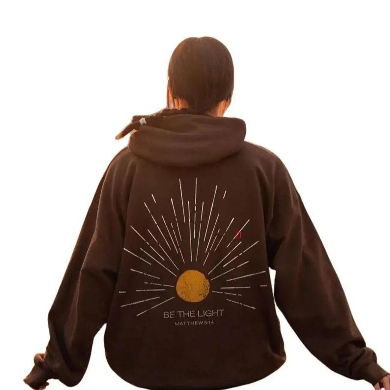 Christian Hoodie Be The Light Sunset T-shirt, Sweatshirt, Hoodie | Faith Shirt EBPY7