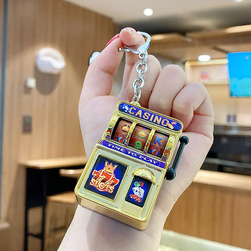 Electroplated fruit machine-777 gold color