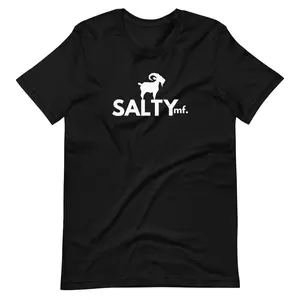 SALTYmf White GOAT T-Shirt