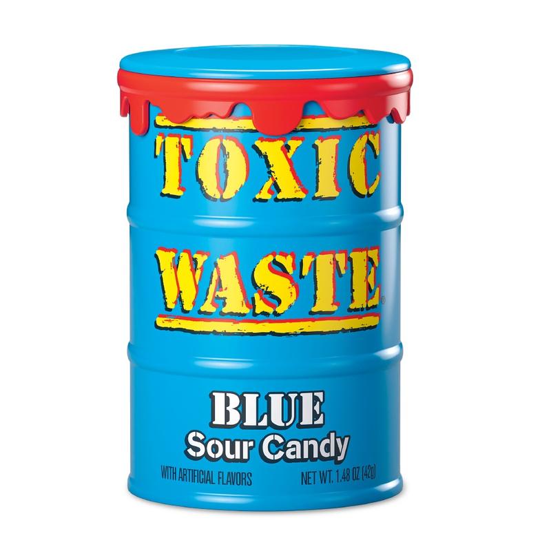 Toxic Waste BLUE Drum - Hazardously Sour Candy
