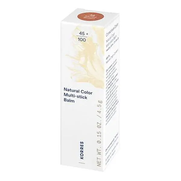 Korres Natural Color Muted Brown Multi-Stick Cheek & Lip Balm