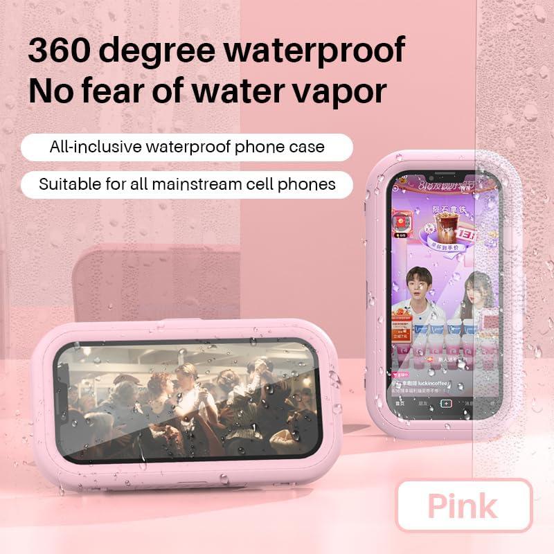 360 ° rotatable Bathroom Waterproof Phone case Bathroom Shower Drama Chasing Tool Kitchen Wall Hanging Lazy Person Bracket