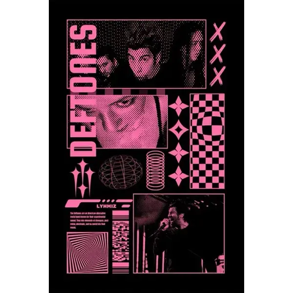Deftones Final Tour Poster Home Decor (Unframed)