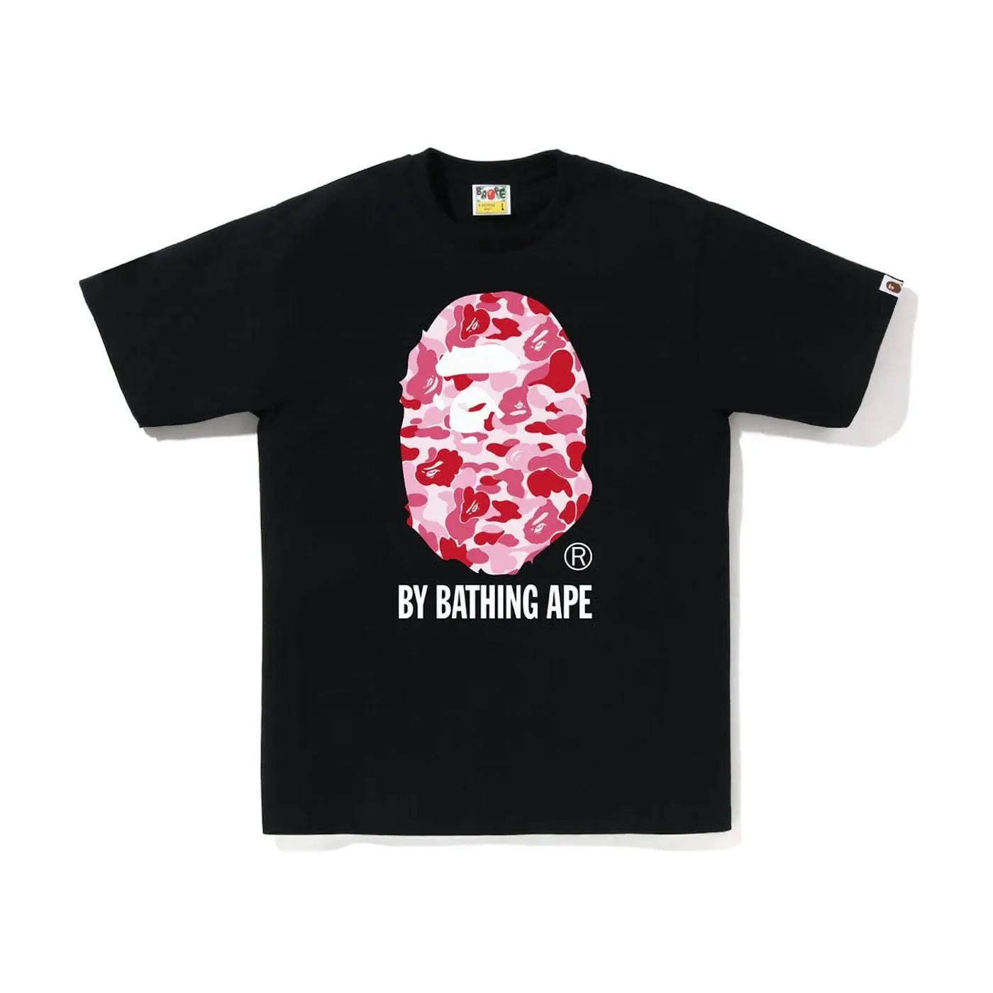 BAPE ABC Camo By Bathing Ape Tee Black/Pink