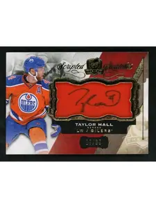 2015 Upper Deck The Cup #SW-TH Taylor Hall Scripted Swatches Auto /35