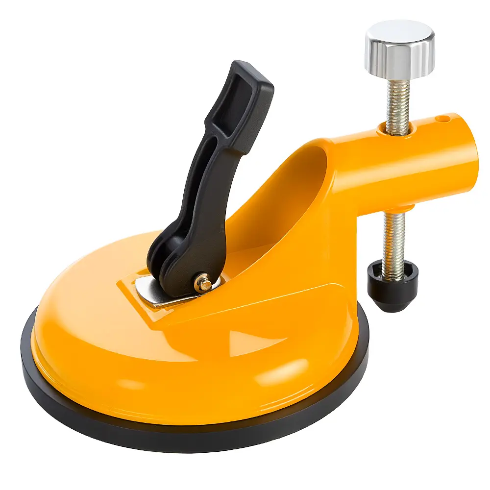 Granite Marble Countertop Seam Leveling Tool Kit - Adjustable Vacuum Suction Clamp Hand Tool for Stone Installation & Repair, Yellow Non-Slip Rubber Pads, Christmas/New Year Father’s Day Construction Gift, Construction Tools