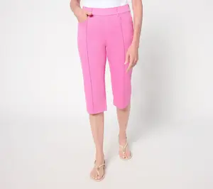 Isaac Mizrahi Live! Petite True Denim Color Pedal Pusher