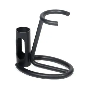 Omega Black Shaving Brush And Razor Stand