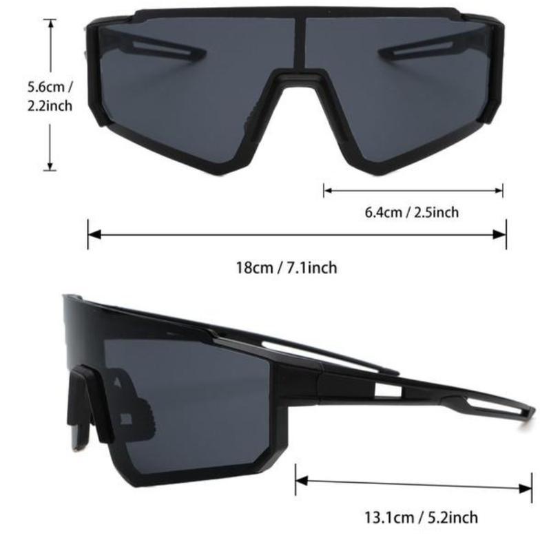 2-Pack Polarized Sports Sunglasses – Lightweight Protective Outdoor Cycling Shades, Unisex