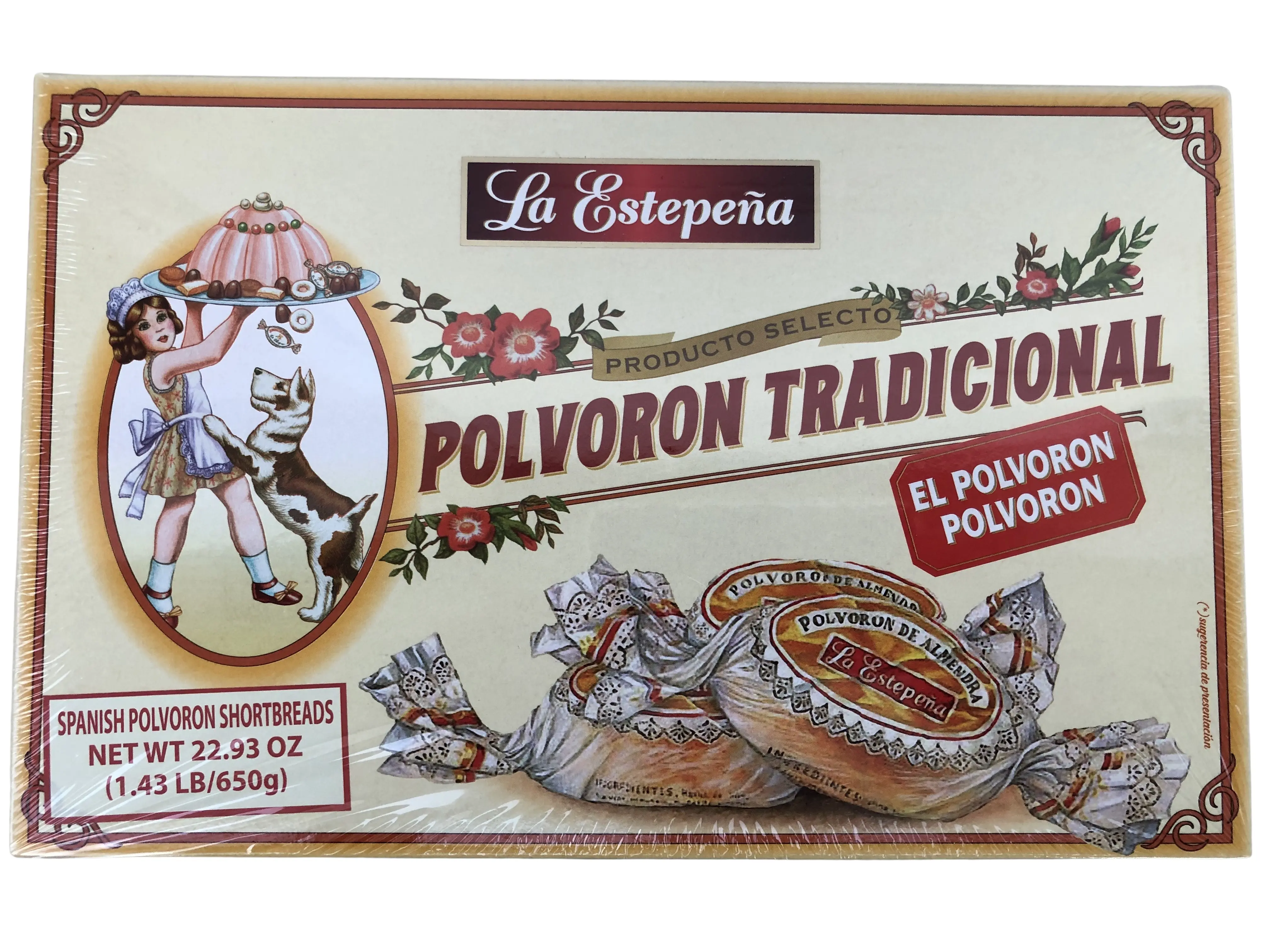 La Estepena Traditional Polvoron 650 grams (1.43 pounds)