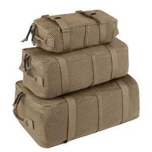 KRYDEX Tactical Modular Pouch Set Outdoor Backpack Organizer Travel Suitcase Packing Cubes