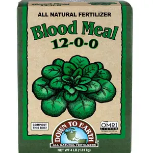 Down To Earth Blood Meal OMRI Certified Organic For Planting and Gardening