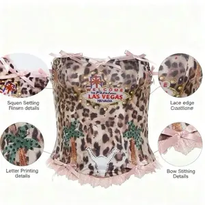 Leopard Print Las Vegas Corset Top