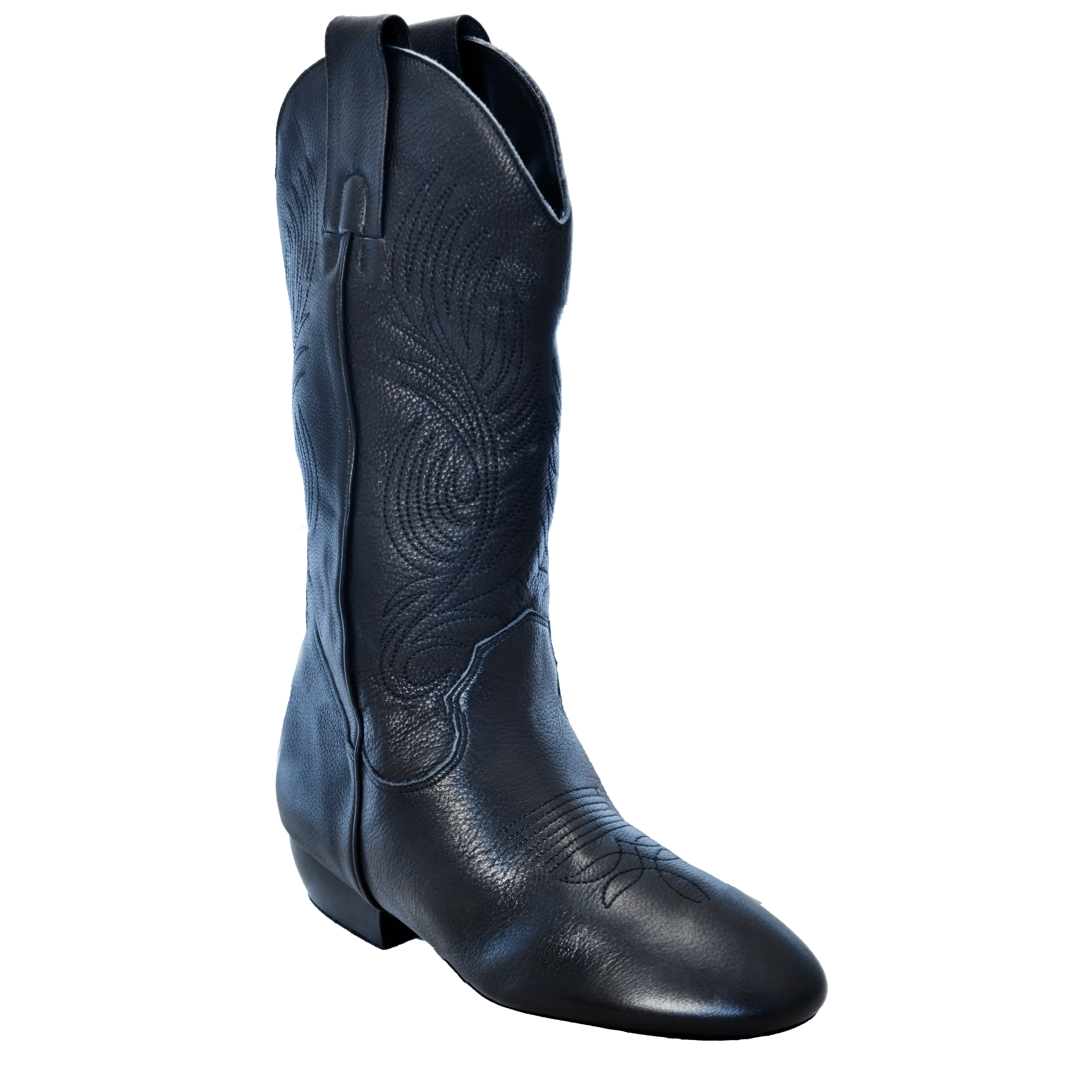 Ultimate - Men's Country Dance Boot - Black Leather