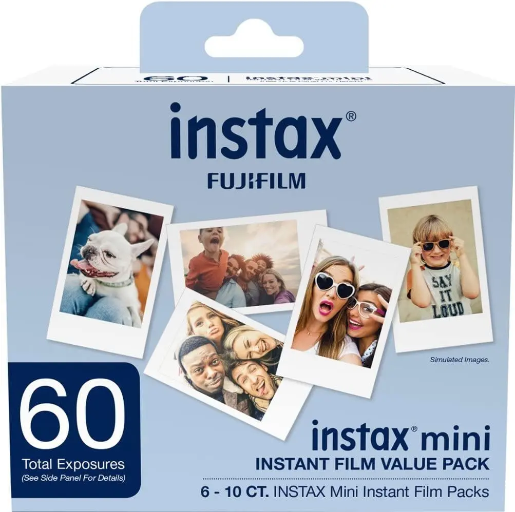 FUJIFILM Instax Mini Instant Film Value Pack - 60 Photos FUJIFILM Instax Mini Instant Film Value Pack - 60 Photos