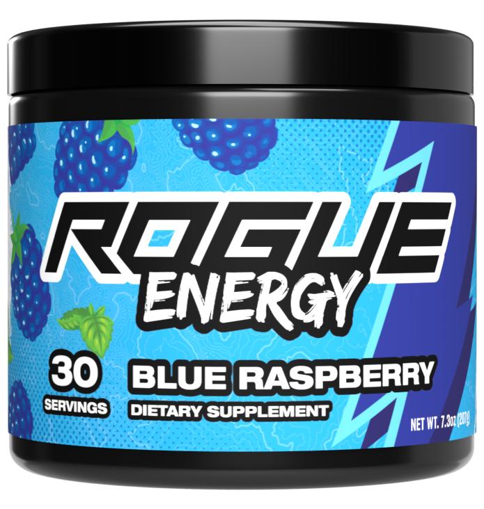 Rogue Energy 2-in-1 Energy Drink Powder + Focus Pre Workout - Boost Blood Flow with L-Citrulline, Increase Dopamine with Bacopa Monnieri Nootropic - 175mg Caffeine for Explosive Energy - Sugar-Free 30 Serving Tub Supplement Fitness