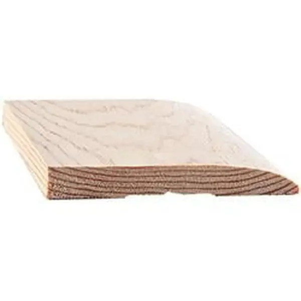 8 ft. Ranch Base Moulding - 0.44 x 3 in. - Pack of 4