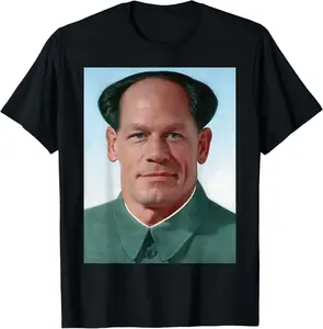 100% Cotton Bing Chilling John Xina Chinese Funny Meme T-Shirt