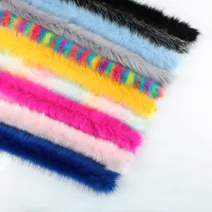 Faux Fur Strips for DIY Sewing Clothing Accessories Washable Plush Fur Edge Trim Dress Decor Hand Stitch Wool Tape Materials New