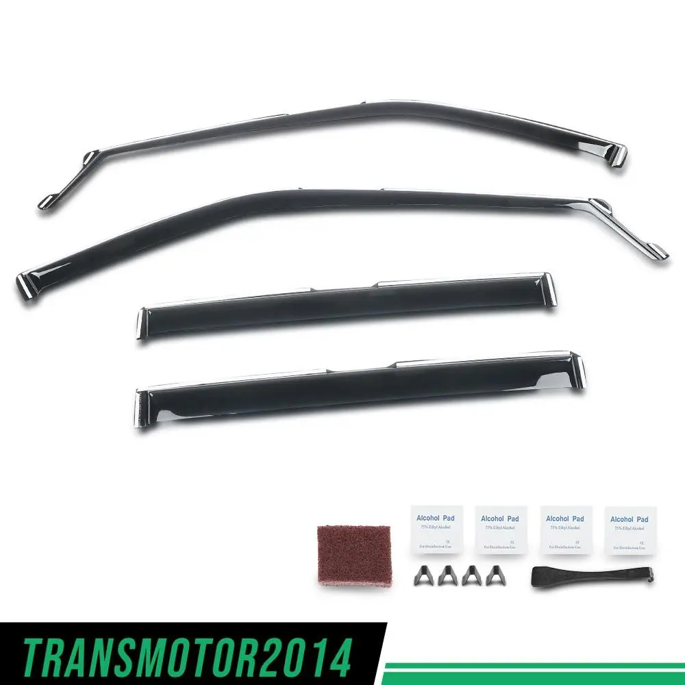 G-PLUS Motor Interior Fit For Ford Explorer 2020-2022 Window Vent Visors Rain Guards Wind Deflectors