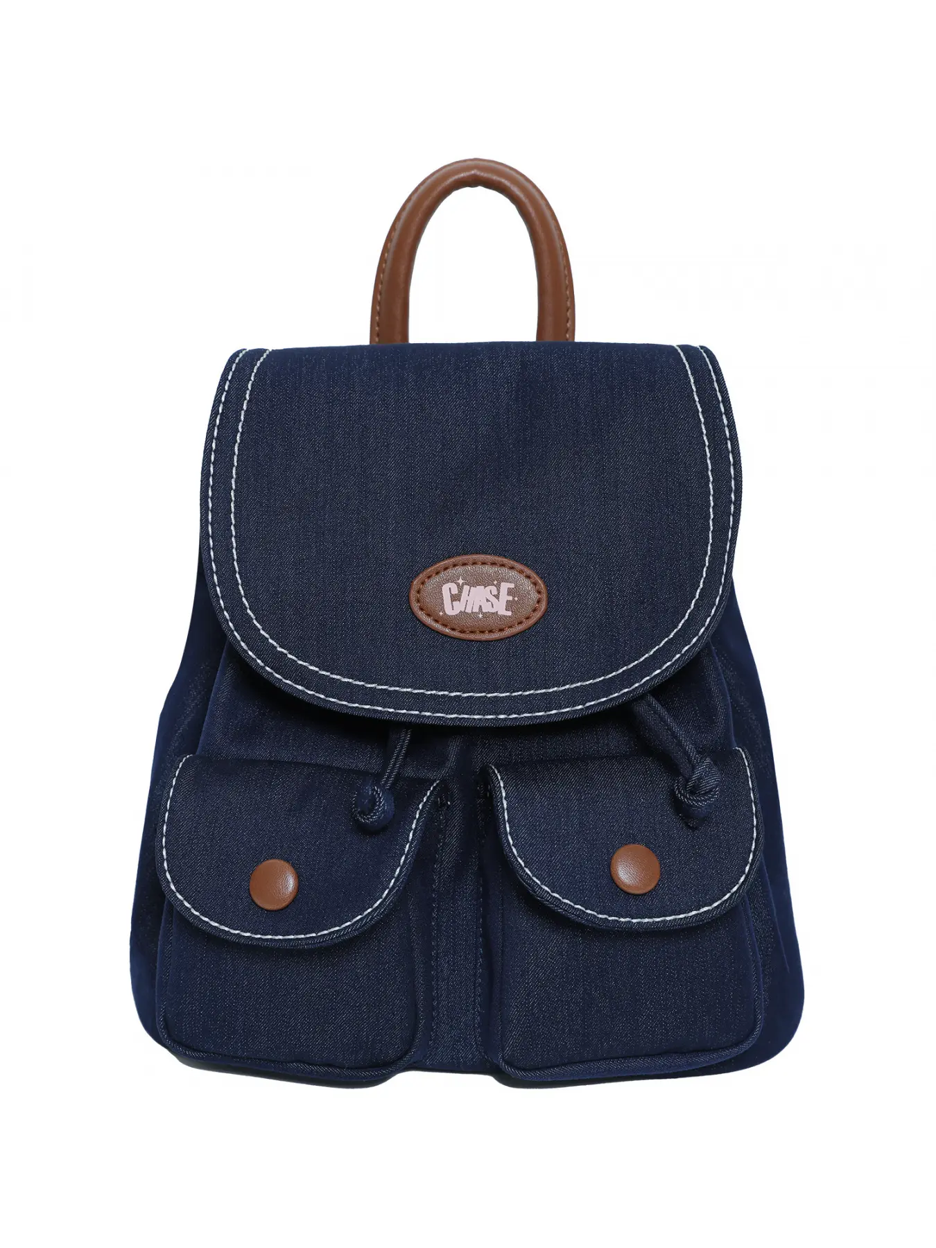Mini Denim Backpack for Women,Y2k Vintage Canvas Daypack 