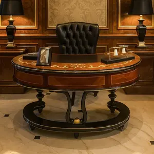 Infinity Kidney-Shaped Executive Desk