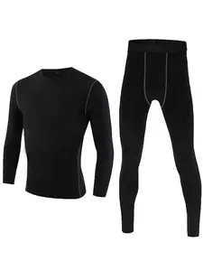 Kids Base Layer Thermal Underwear Set for Boy Long Sleeve Baselayer Top and Long Johns Compression Football Skins Boys Thermals Moisture Wicking
