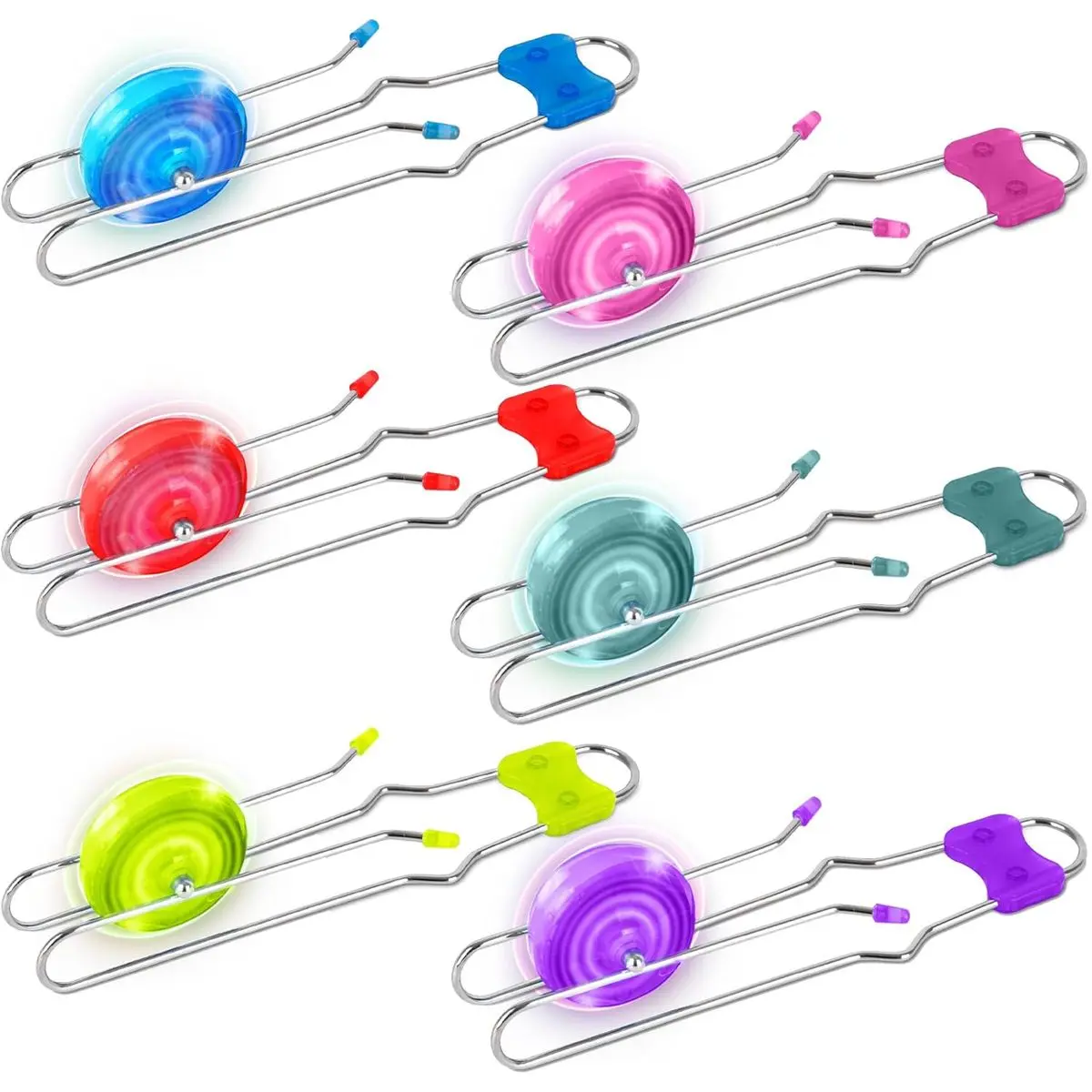 6 Pack [Red - Blue - Green - Pink - Purple - Teal]