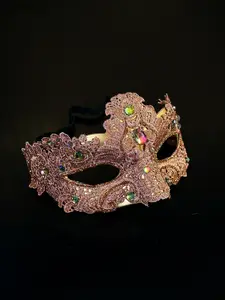 Brocade Mask - Rose Gold