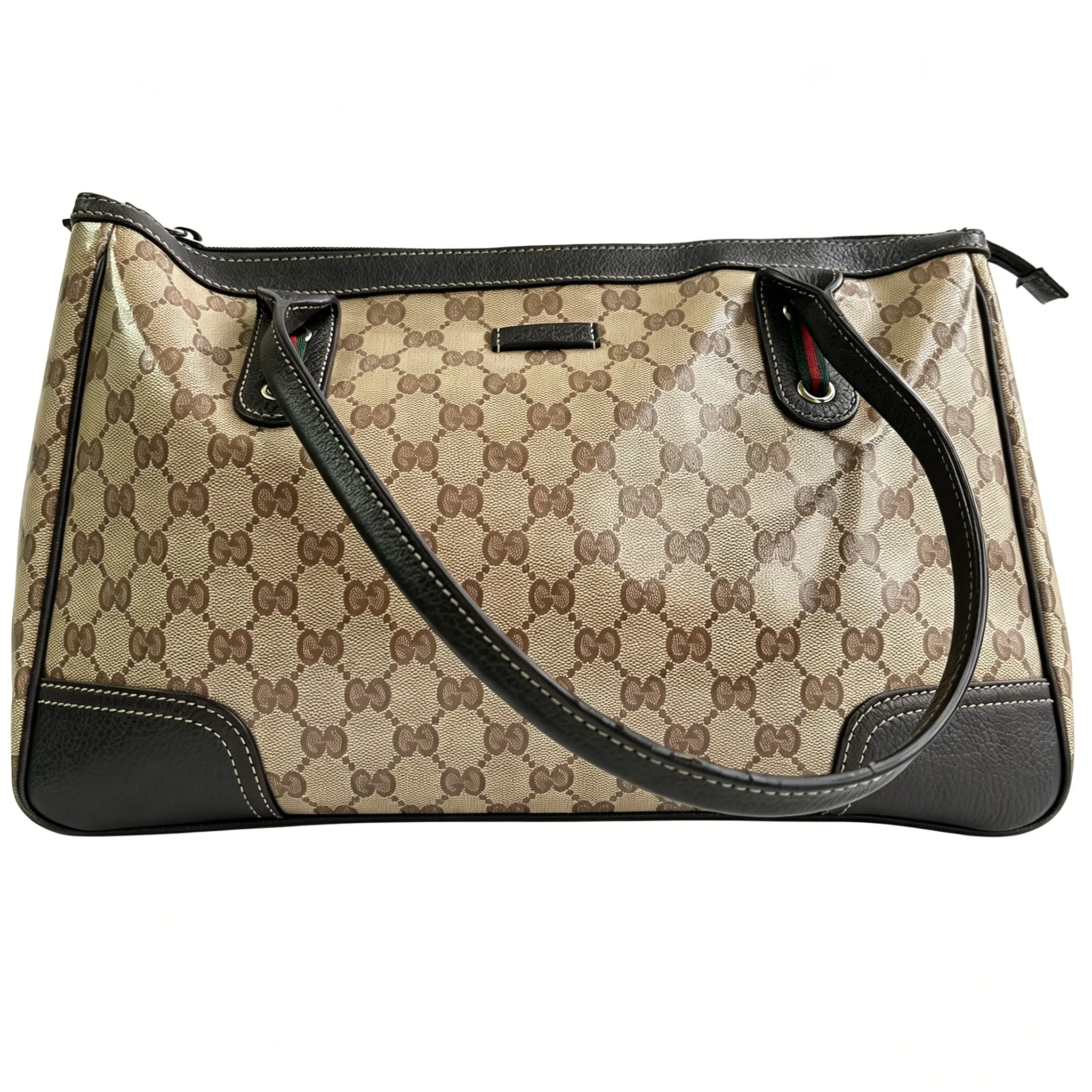 Pre-owned Gucci GG Supreme Tote D0153