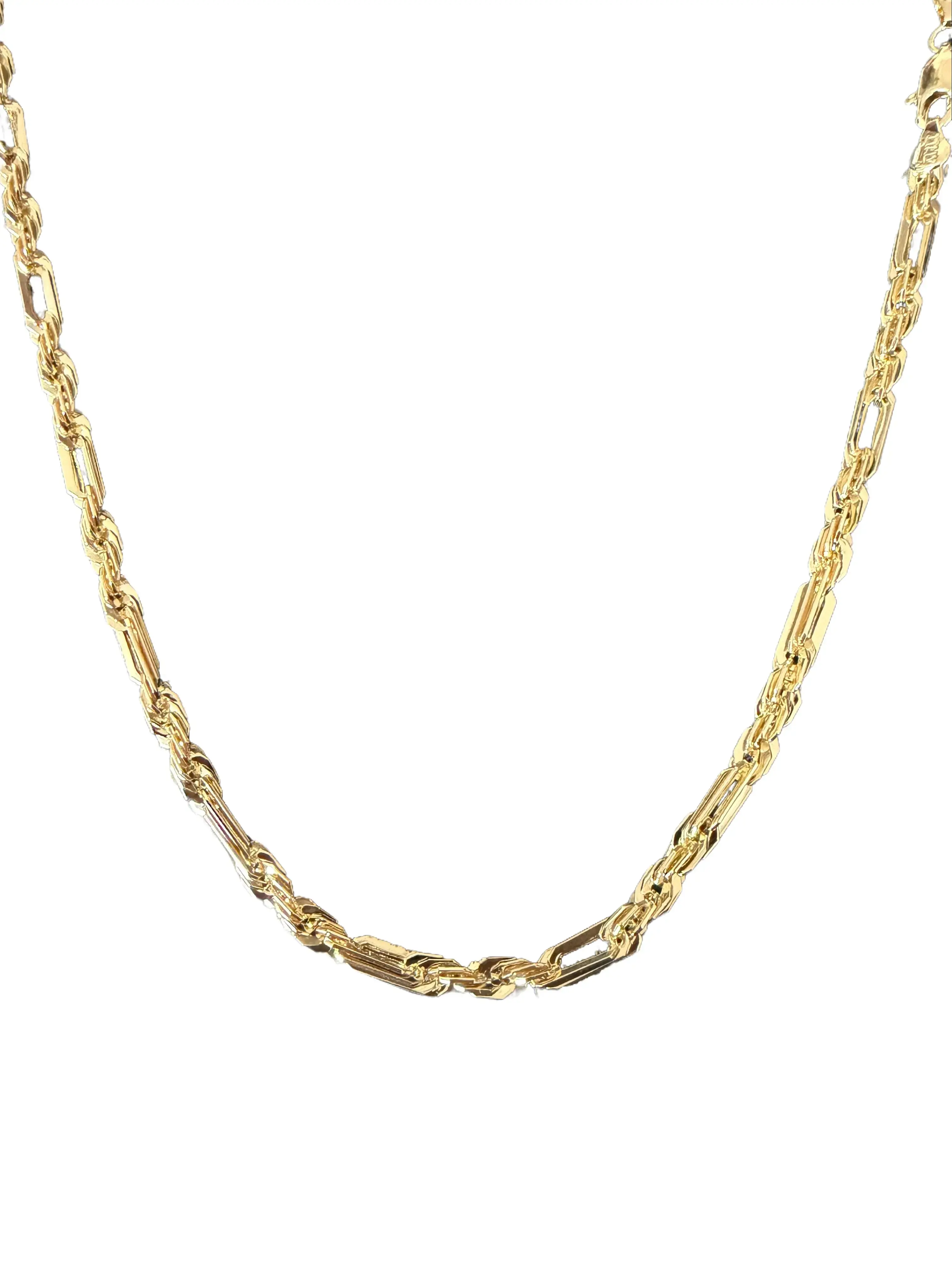 Diamond Cut Milano Rope Chain 18k Gold Filled