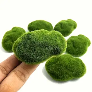 Reptiles and amphibians rest decoration, reptile decoration, amphibian habitat, pet fence decoration, natural appearance decoration, decorative moss slices, durable artificial moss, simulated plants to decorate reptile owner glass container lovers.