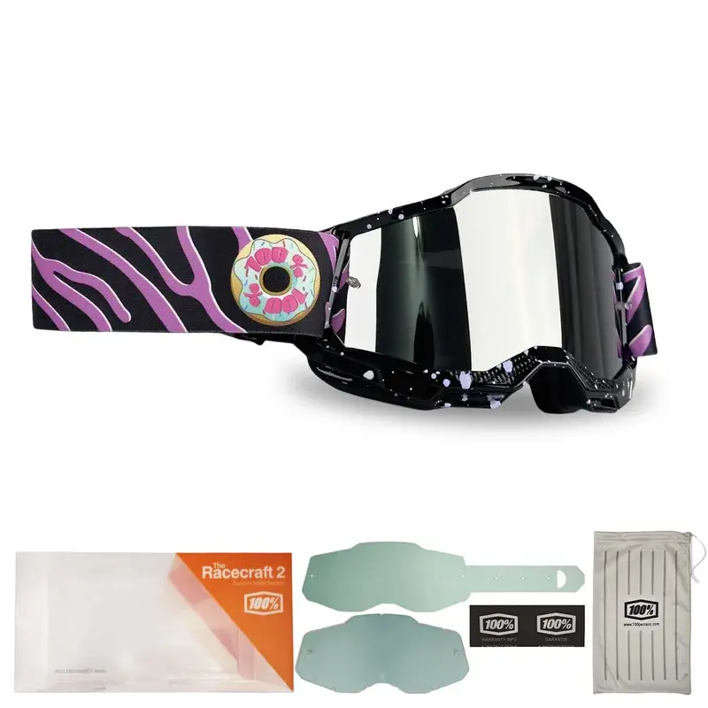2026 Donut Design Adult Offroad Protective Goggles - Motorcycle Riding, Bicycle Weather-Resistant Windproof Dustproof Eyewear