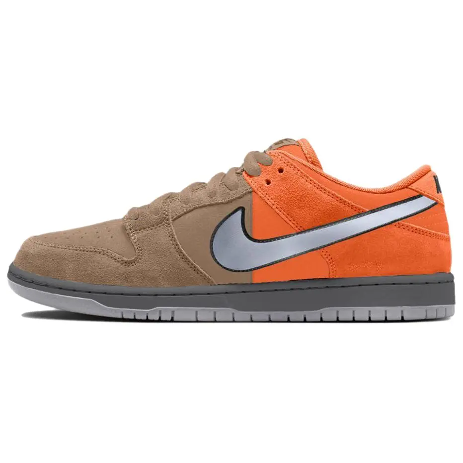 Nike SB Dunk Low Top Classic Men's Skateboard Sneakers 'Muni Fast Pass' - US M 10, Mesh Upper, Breathable, Snug Fit, True Size, Cushioned Midsole, Durable Rubber Sole, Bold Red Accents, Casual Wear