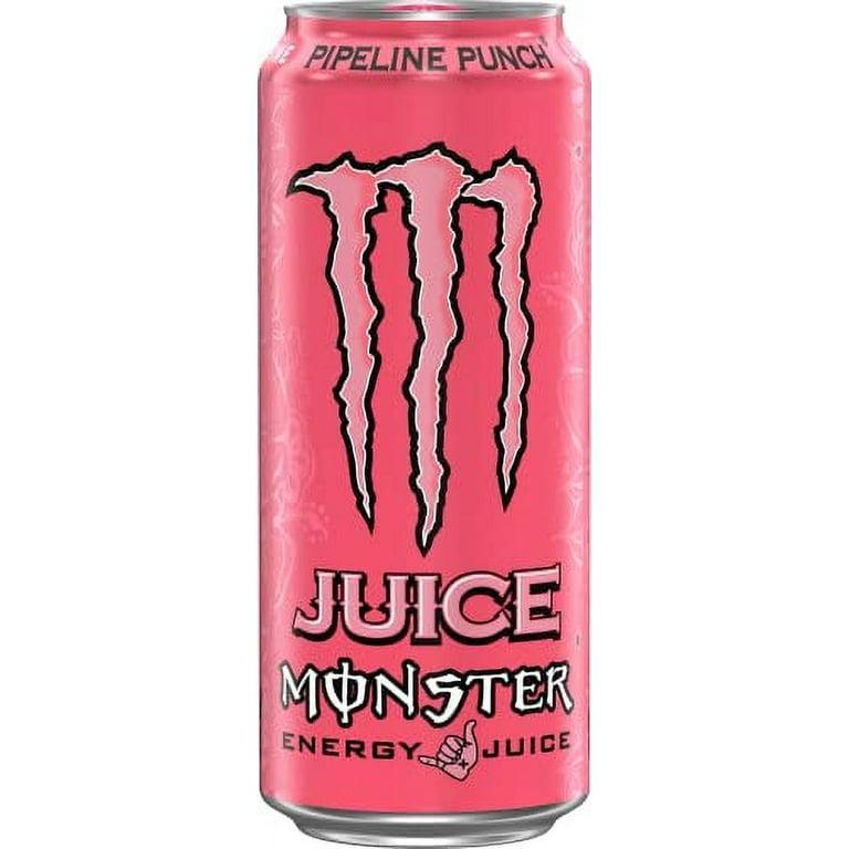Monster Energy Juice Pipeline Punch, Energy + Juice, Energy Drink, 16 Ounce (Pack of 15)