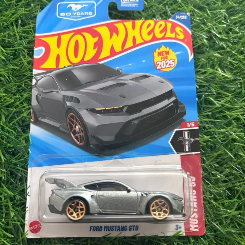 Hot Wheels Ford Mustang GTD Diecast Model Car, (Soft Corners)