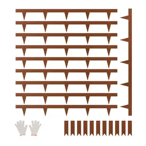 【DealsForYouDays】VEVOR Steel Landscape Edging, Summervibes,Summervibes, 10 Packs 40 x 4.5 in Weather-Resistant & Pre-Rust Metal Landscape Edging, Bendable Garden Edging Border, Heavy Duty Lawn Edging, Flower Bed Yard Pathway Divider