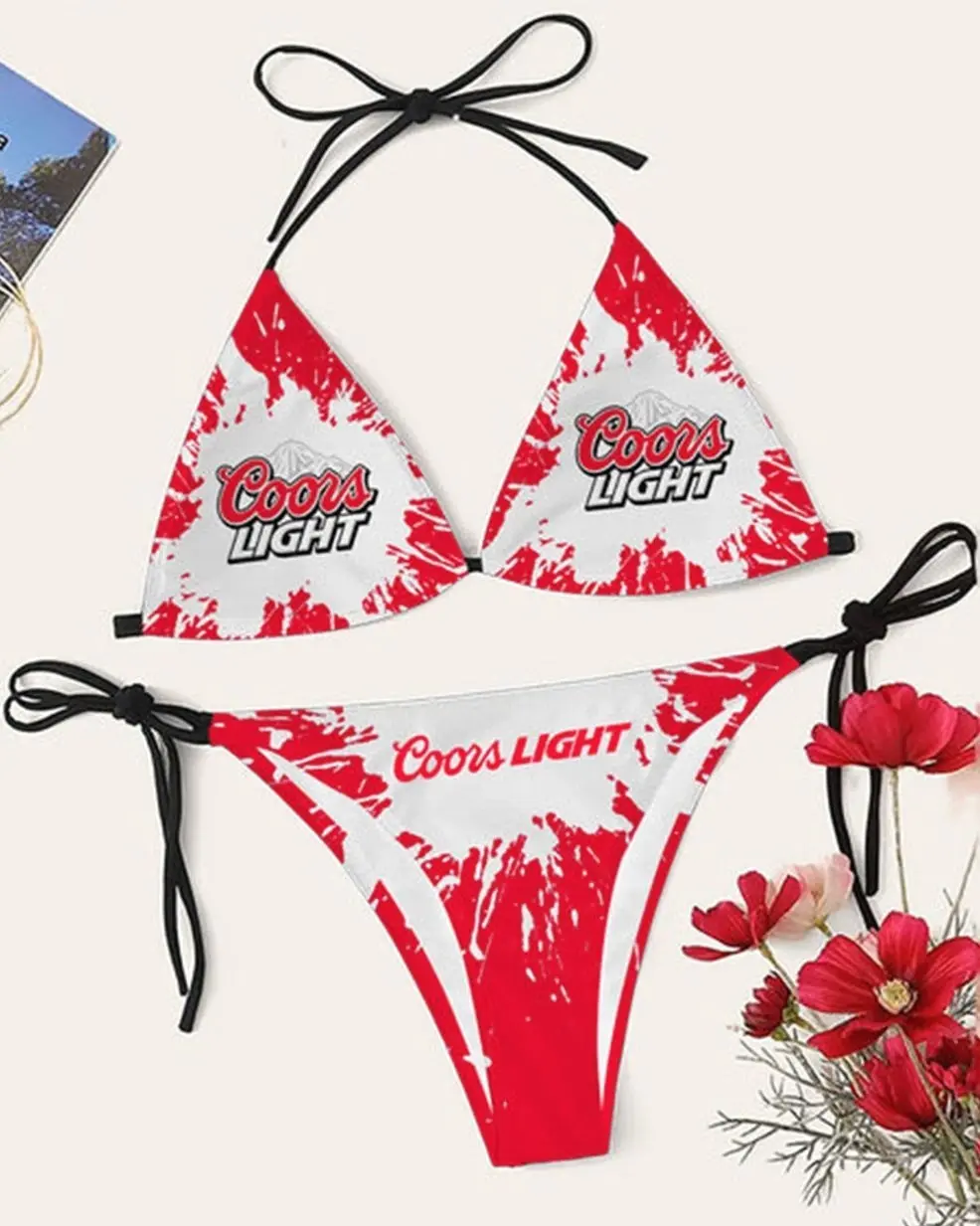 Coors Light Casual Printed Bikini s-052304 VXB