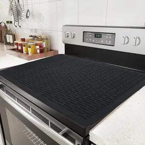 Silicone Electric Stove Cover - Extra Large Glass Cooktop Protector, Multi-Use Kitchen Stove Mat & Dish Drying Pad