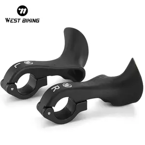 WEST BIKING Ergonomic Ultralight Bicycle Handlebar Ends Multi-Angle Adjustment Bike Bar Ends Bike Handlebars Bicycle Grip Bike Accessories