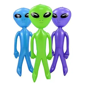 New Thickened PVC Inflatable Alien Decoration, Halloween Bar Decor Cartoon Air Model, Fun Party Supplies for Celebrations