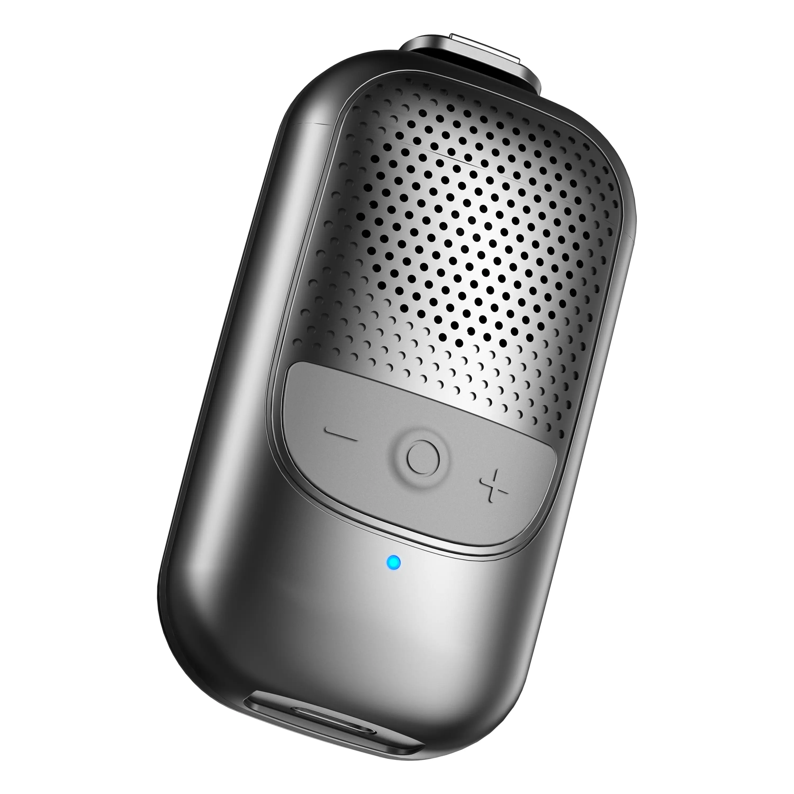 Compact Clip-On Bluetooth Speaker with 10H Playtime – Waterproof, Wireless, Ideal for Hands-Free Calls & Music Outdoors