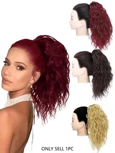 14 Inch Short Claw Ponytail Extension, Synthetic Wig for Women's Daily Wear and Use