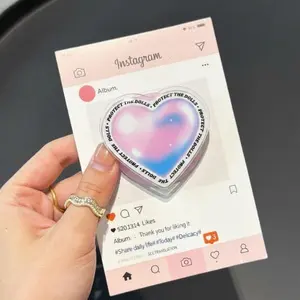 Protect The Dolls Heart Phone Grip, Magnetic Magsafe Kindle Grip, Cute Pink Heart Phone Stand, Feminine Aesthetic Gift Accessory