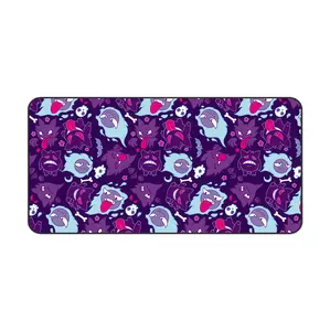 Gengar Desk Mat, Anime Mouse Pad, Computer Accessories, Perfect Gift for Fans, Office Decor, Gaming Decor, Top Deskmat