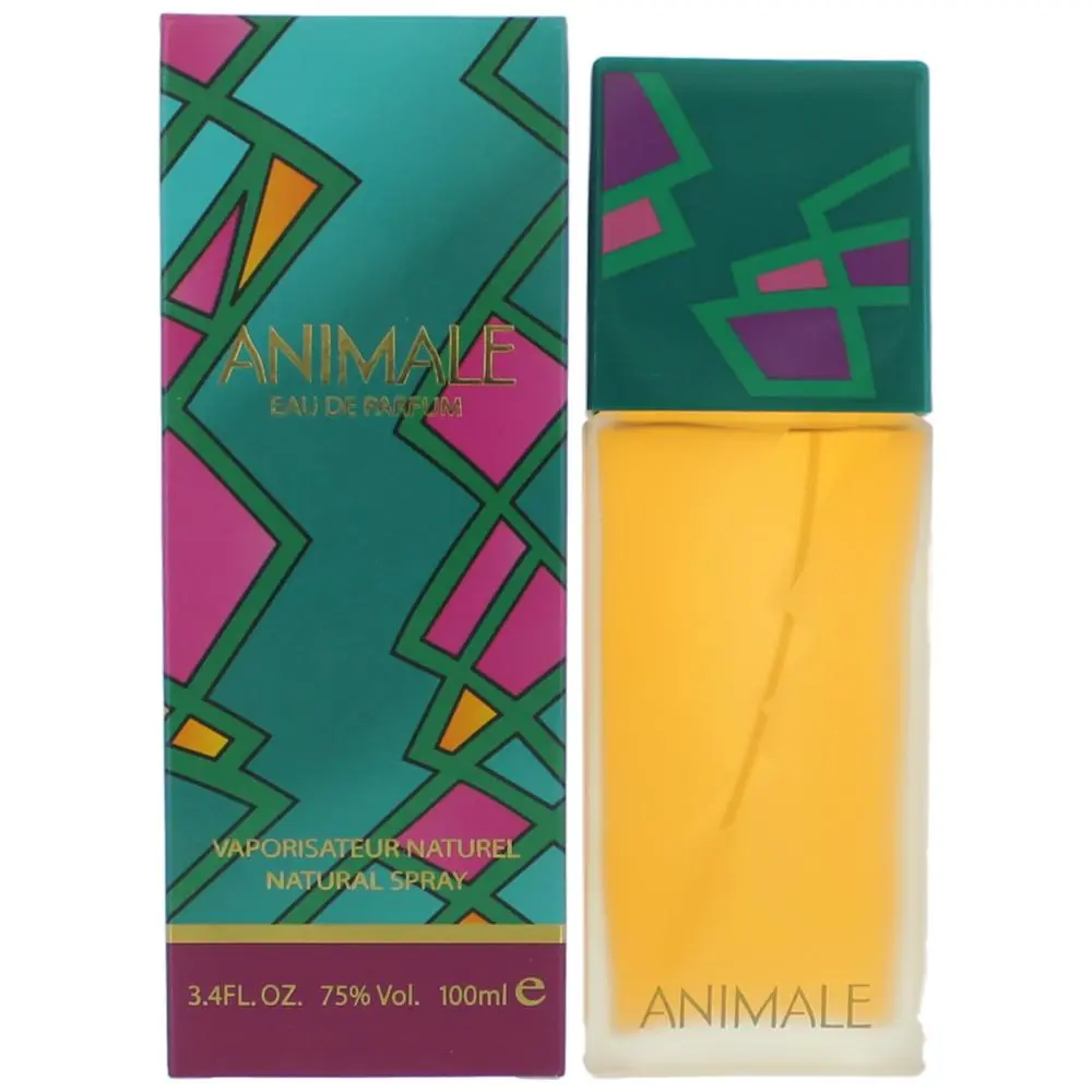 Animale Women's Eau de Parfum Spray - 3.4 oz (100ml), Captivating Geometric Look, with Bottle Box, Unique, Eau De Parfum Spray Women's Fragrance