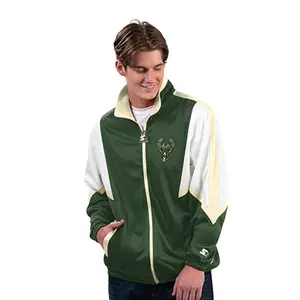 Starter Track Lead Runner Milwaukee Bucks Jacket